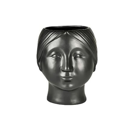 Διακοσμητικο πήλινο βάζο Haga 14303 16.2x14.2x15.6 Cm